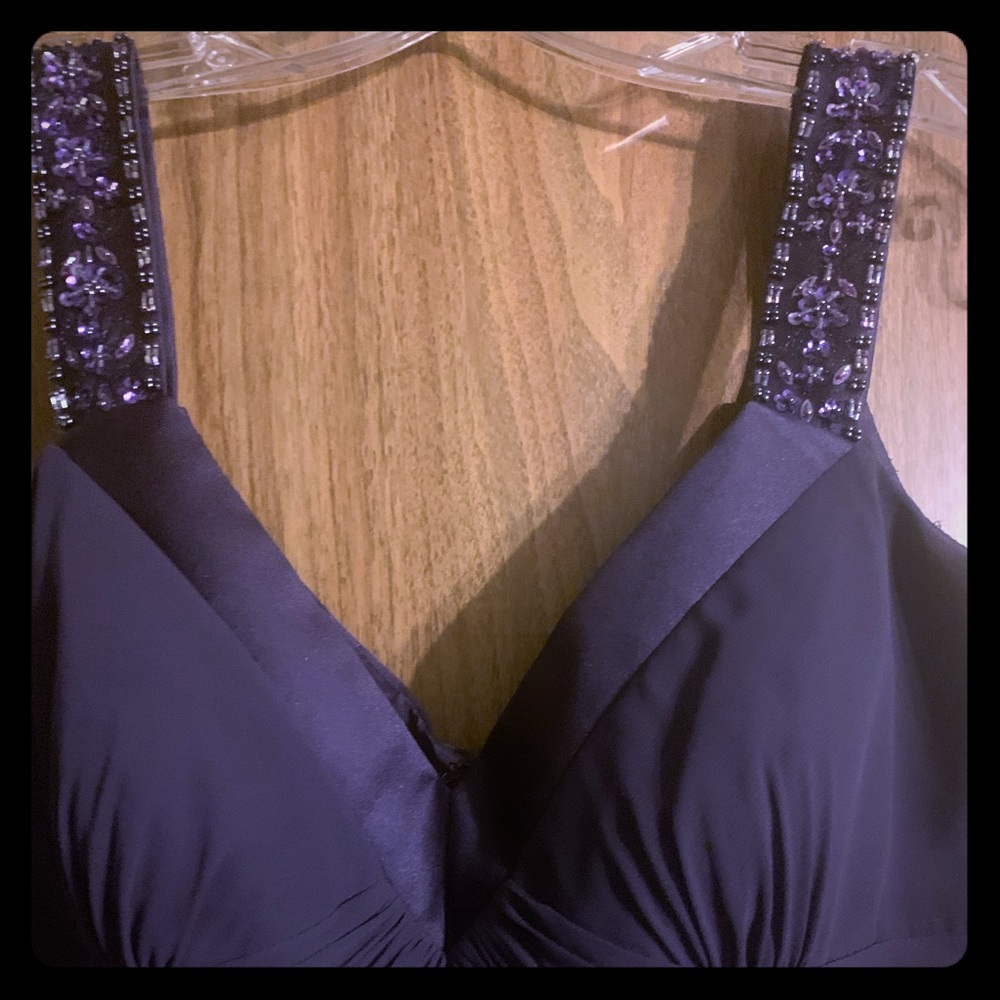 Purple formal dress